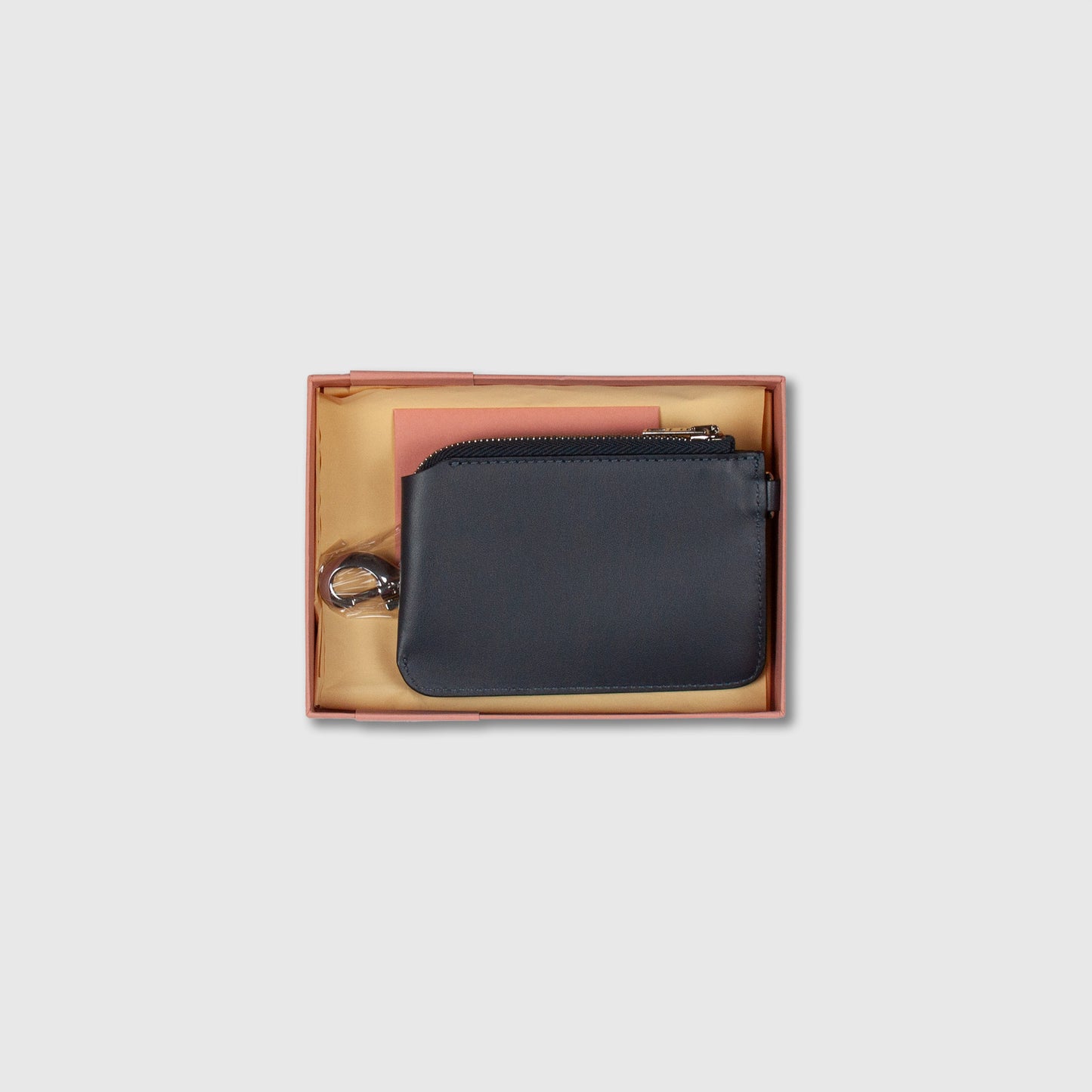 Acne Studios Leather Cardholder - Navy