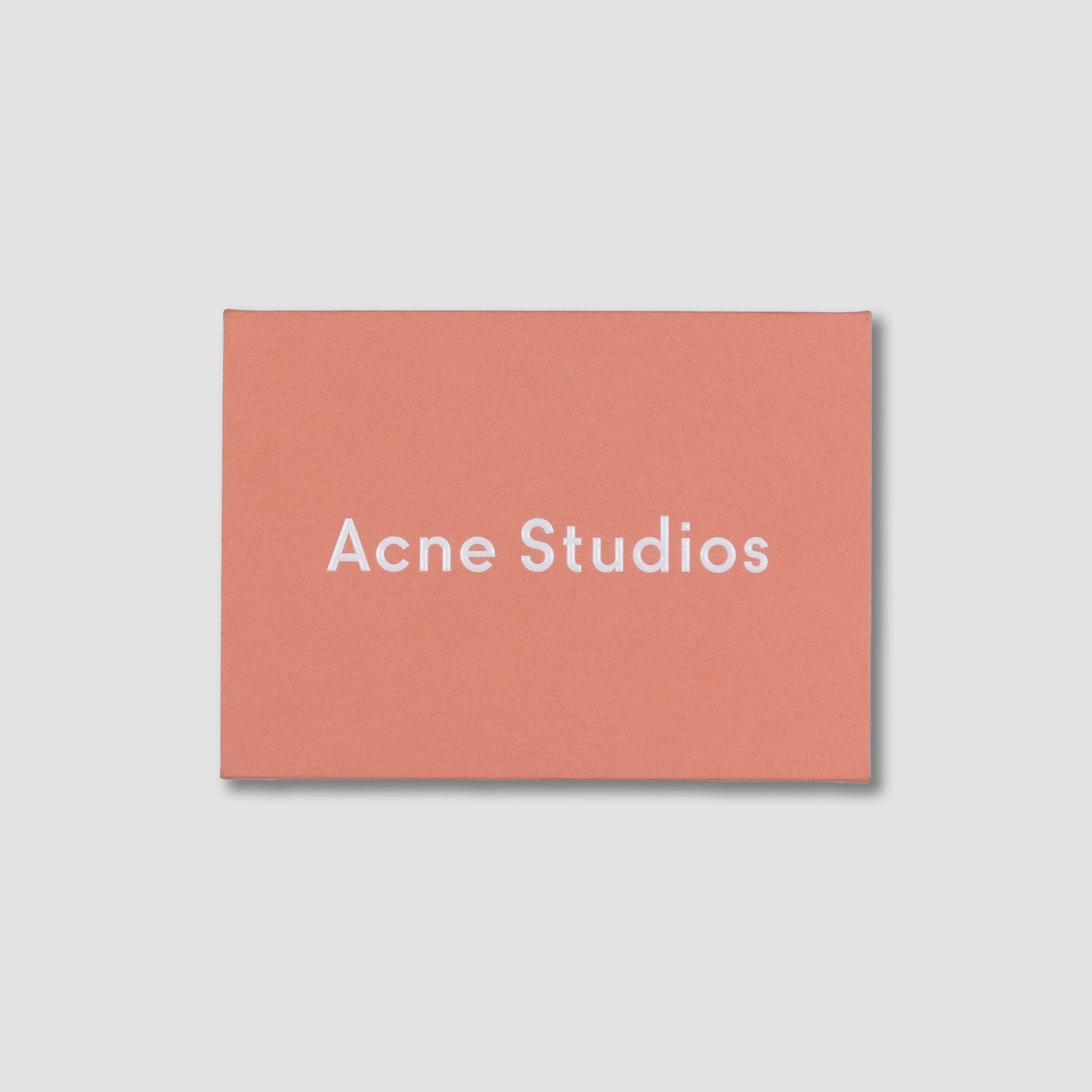 Acne Studios Leather Cardholder - Navy