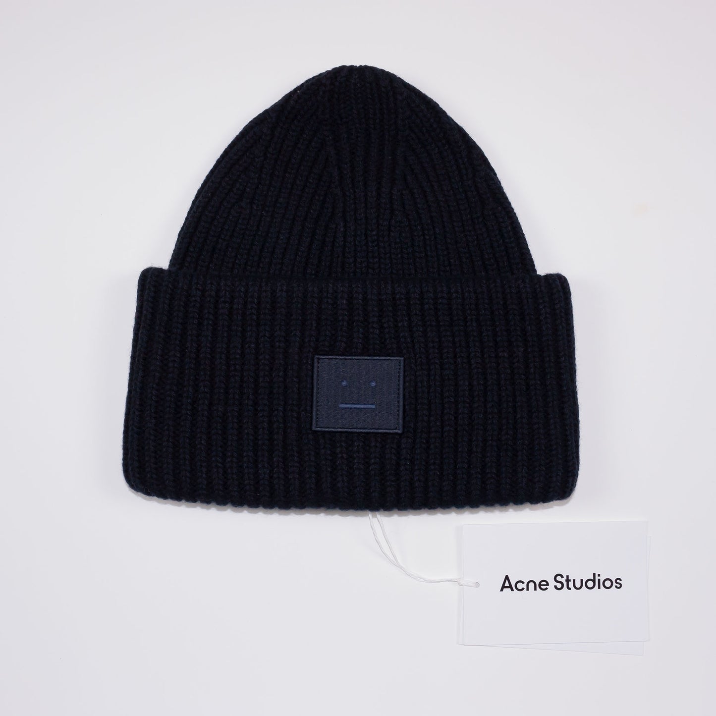 Acne Studios Ribbed Beanie - Black