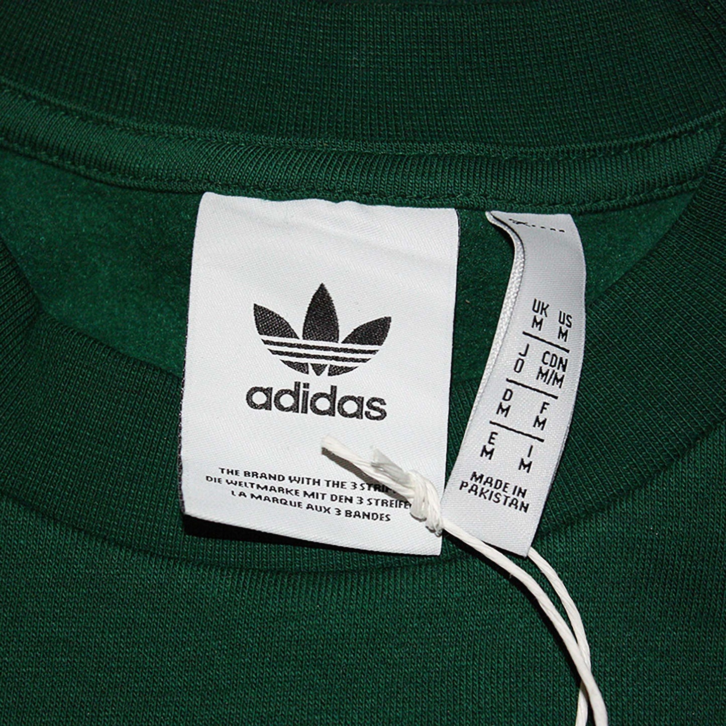 Adidas 3-Stripes Crewneck Sweatshirt - Dark Green