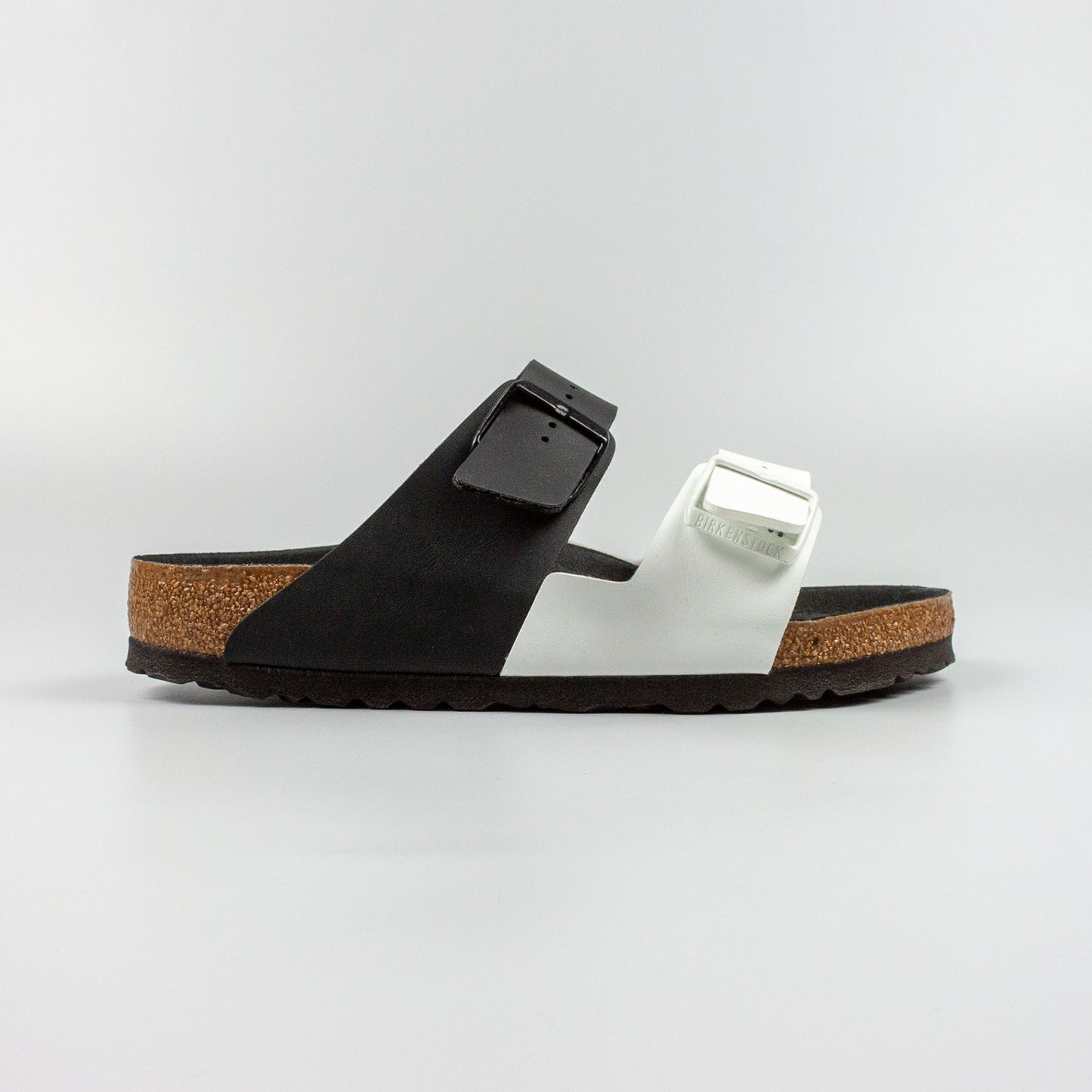 Birkenstock Arizona Birko-Flor Split Black White 1019703 01