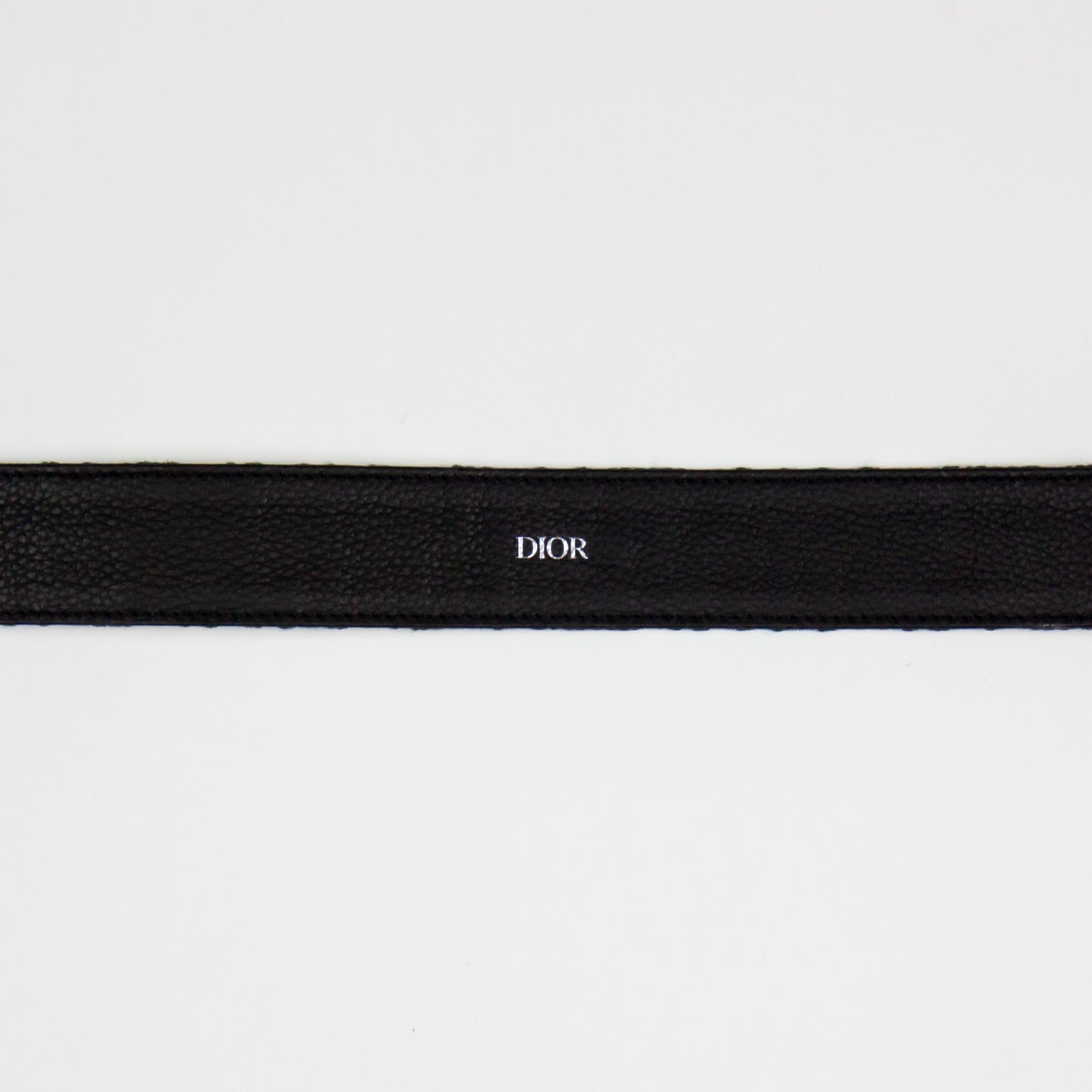 Christian Dior Oblique Jacquard Belt - Beige/Black
