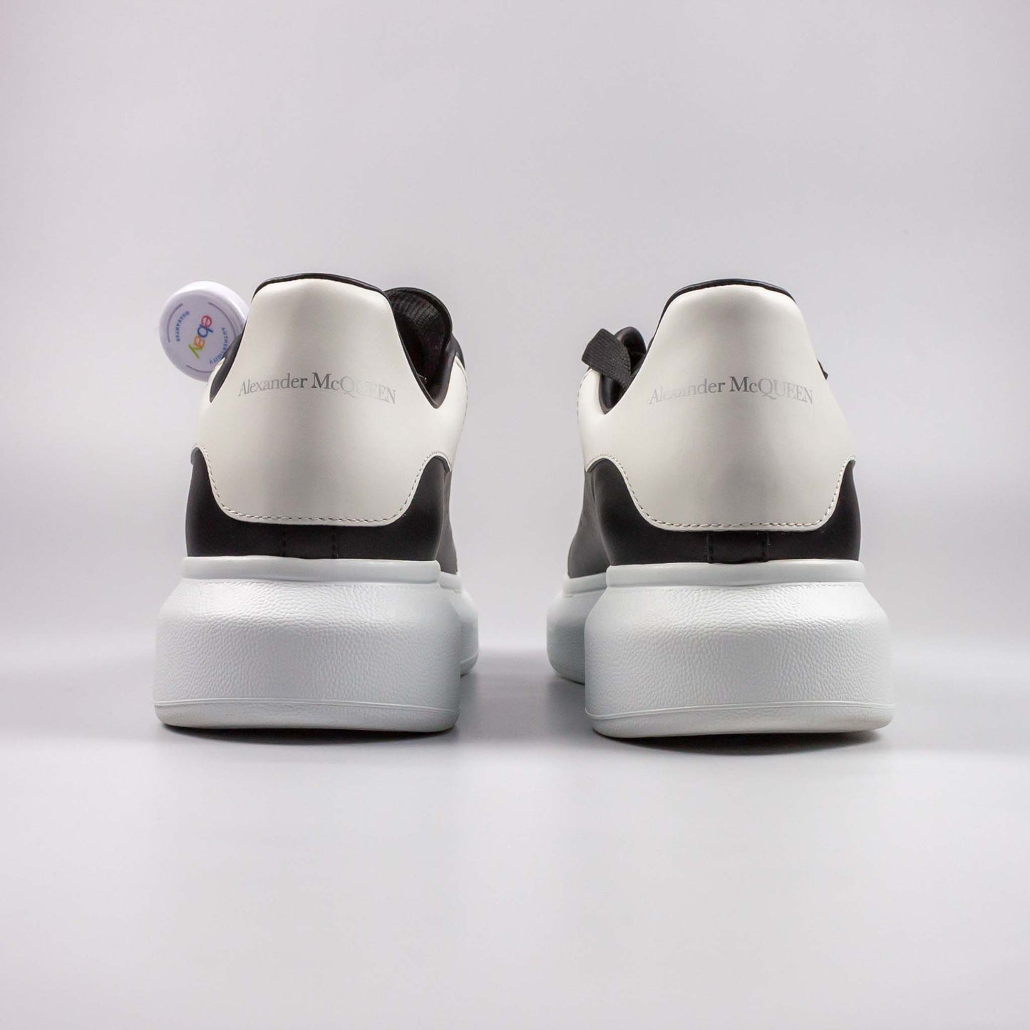 Alexander McQueen Oversized Sneaker - Black/White (Size UK:8)