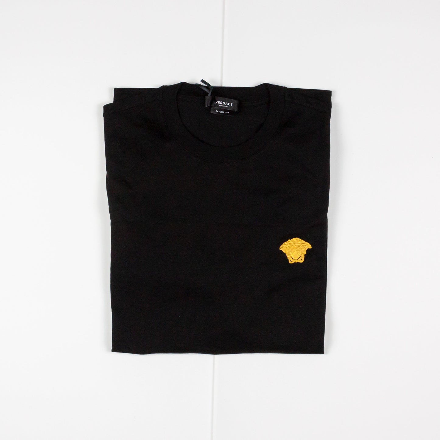 Versace Medusa Embroidered T-Shirt - Black (Size M)