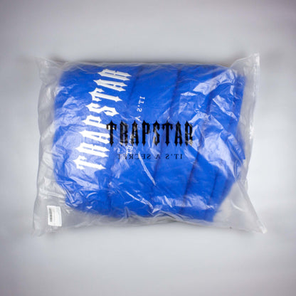 Trapstar Decoded Hooded Puffer Jacker - Dazzling Blue (Size S)