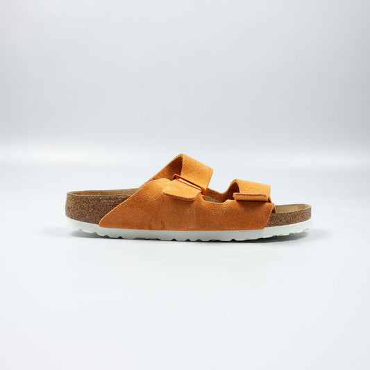 Birkenstock Arizona Soft Footbed Suede Leather - Russet Orange (Size UK:5)