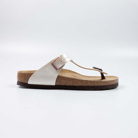 Birkenstock Gizeh Birko-Flor - Graceful Pearl White