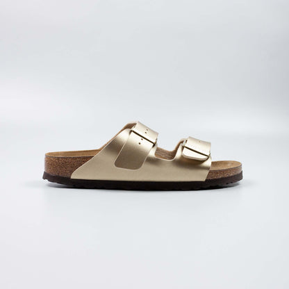 Birkenstock Arizona Birko-Flor Patent - Gold (Size UK:5.5)