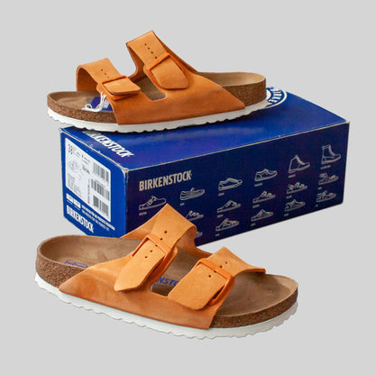 Birkenstock Arizona Soft Footbed Suede - Russet Orange (Size UK:5/EU:38)
