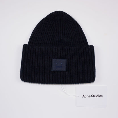 Acne Studios Ribbed Beanie - Black
