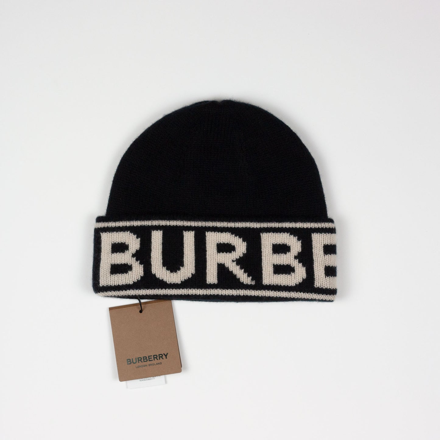 Burberry Logo Intarsia Cashmere Beanie