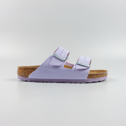 Birkenstock Arizona Birko-Flor Patent - Purple Fog (Size UK:4.5)