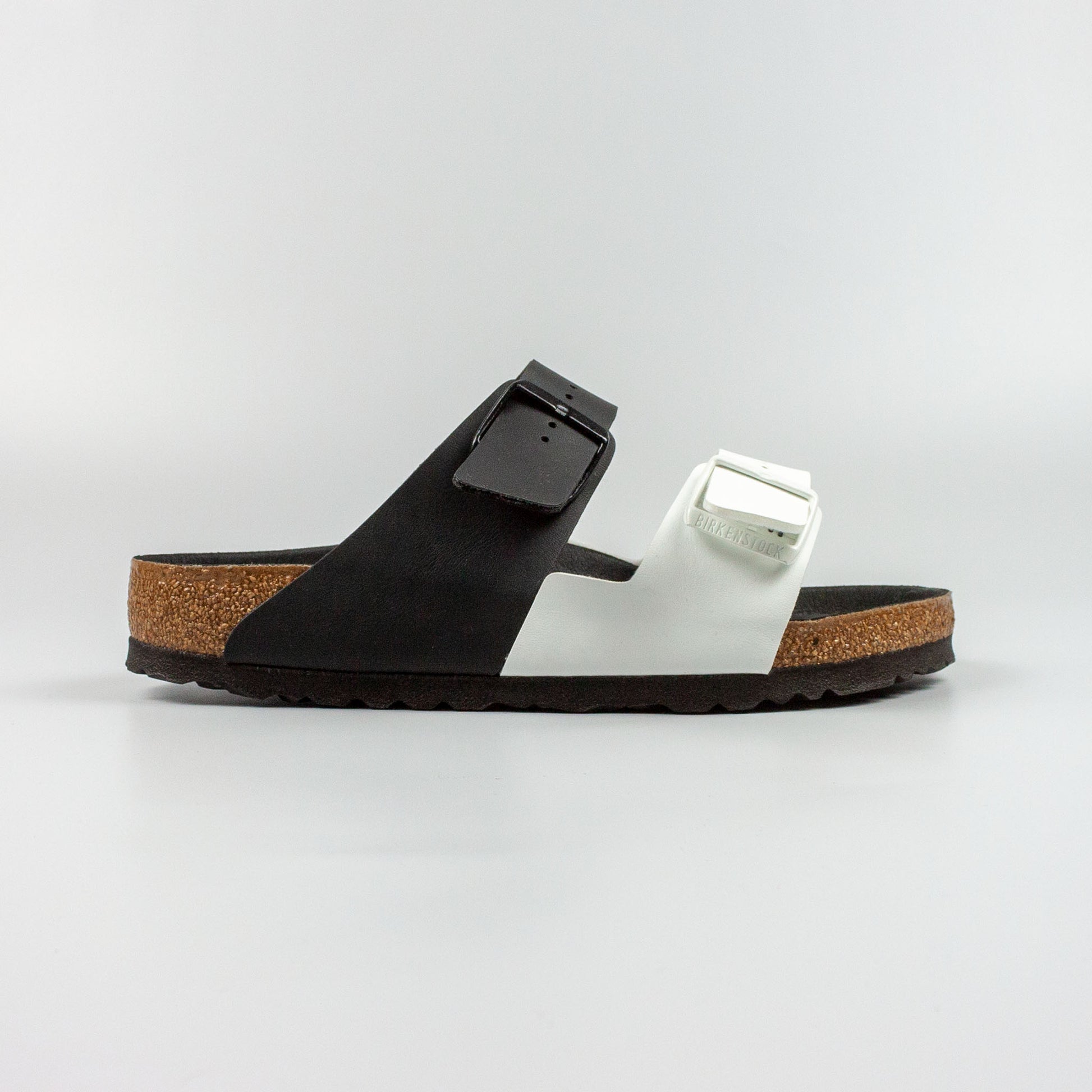 Birkenstock Arizona Birko-Flor Split Black White 1019703 01