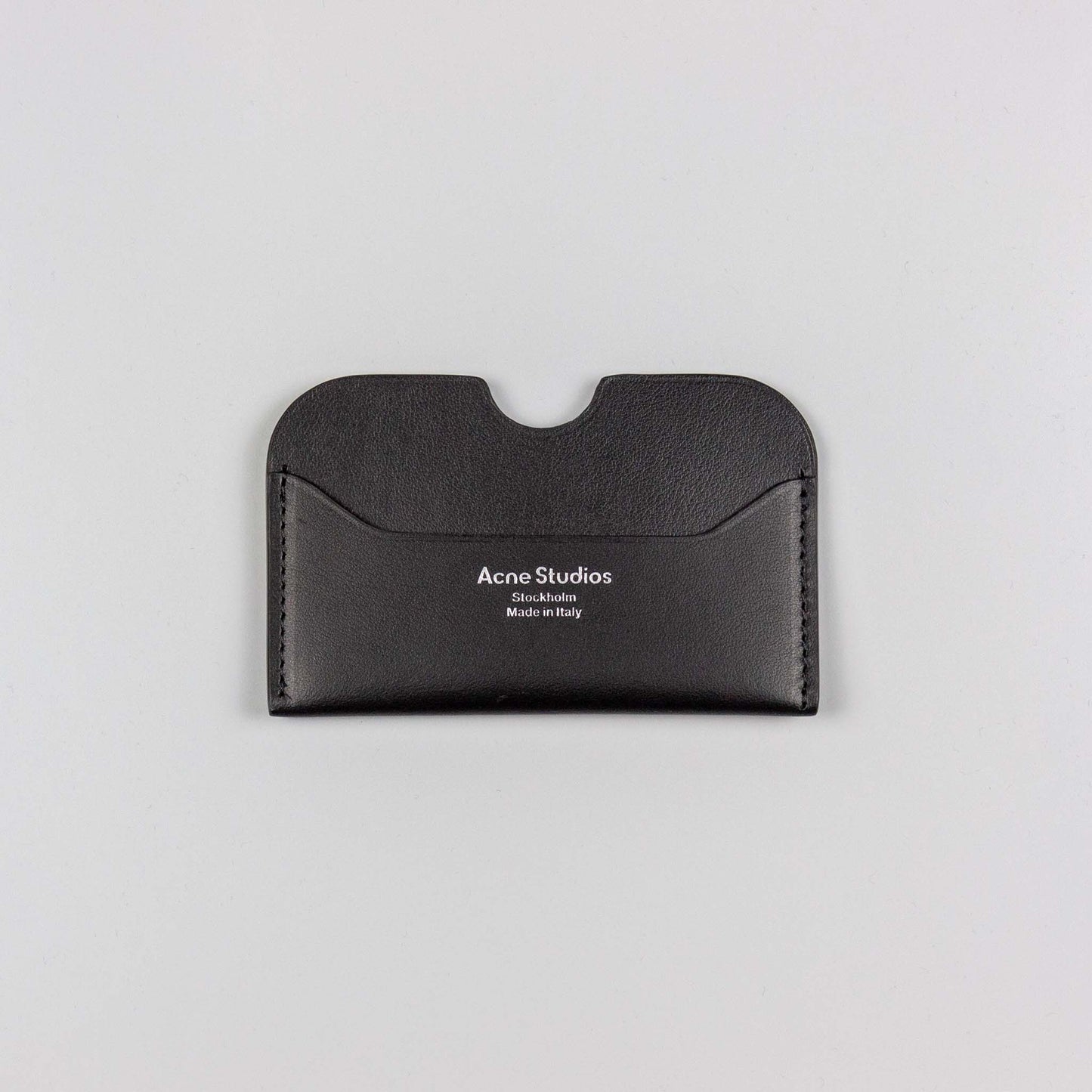 Acne Studios Leather Card Case - Black