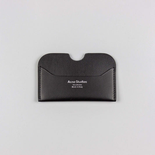 Acne Studios Leather Card Case - Black