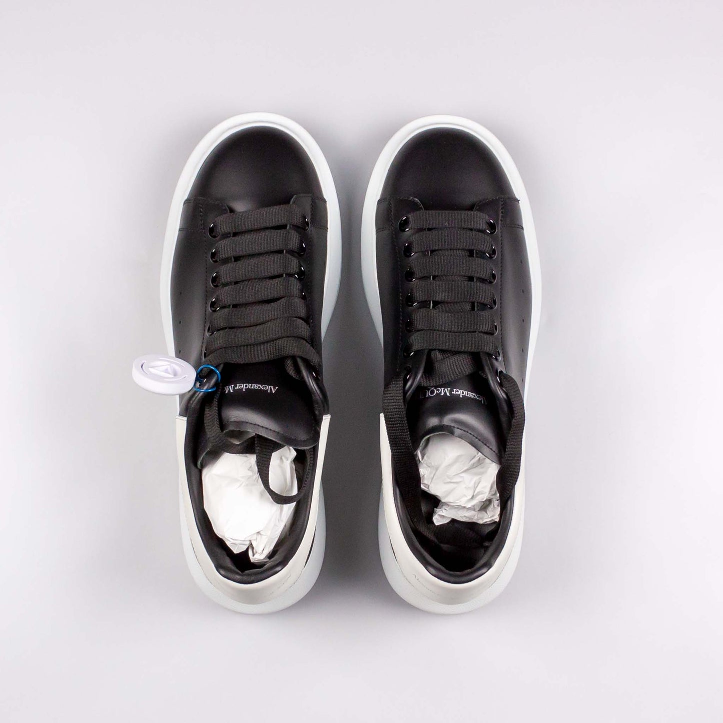 Alexander McQueen Oversized Sneaker - Black/White (Size UK:8)