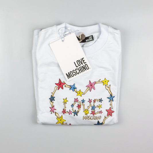 Love Moschino Crewneck Sweatshirt - White