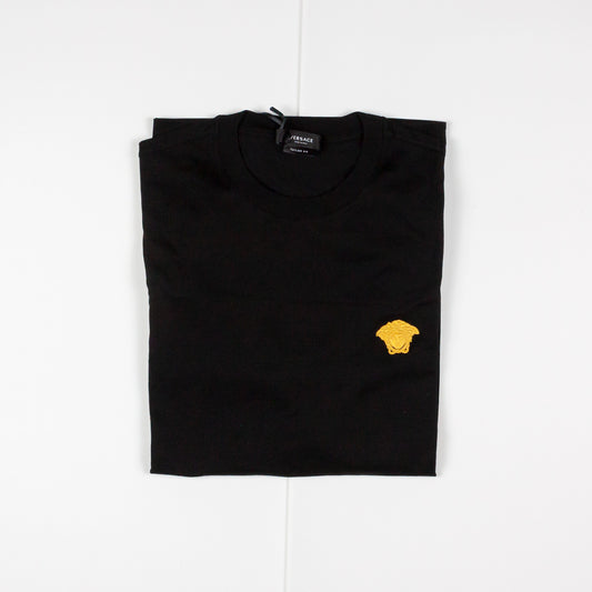 Versace Medusa Embroidered T-Shirt - Black (Size M)